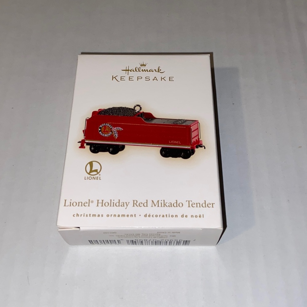 Hallmark Keepsake Lionel Holiday Red Mikado Tender Christmas Ornament